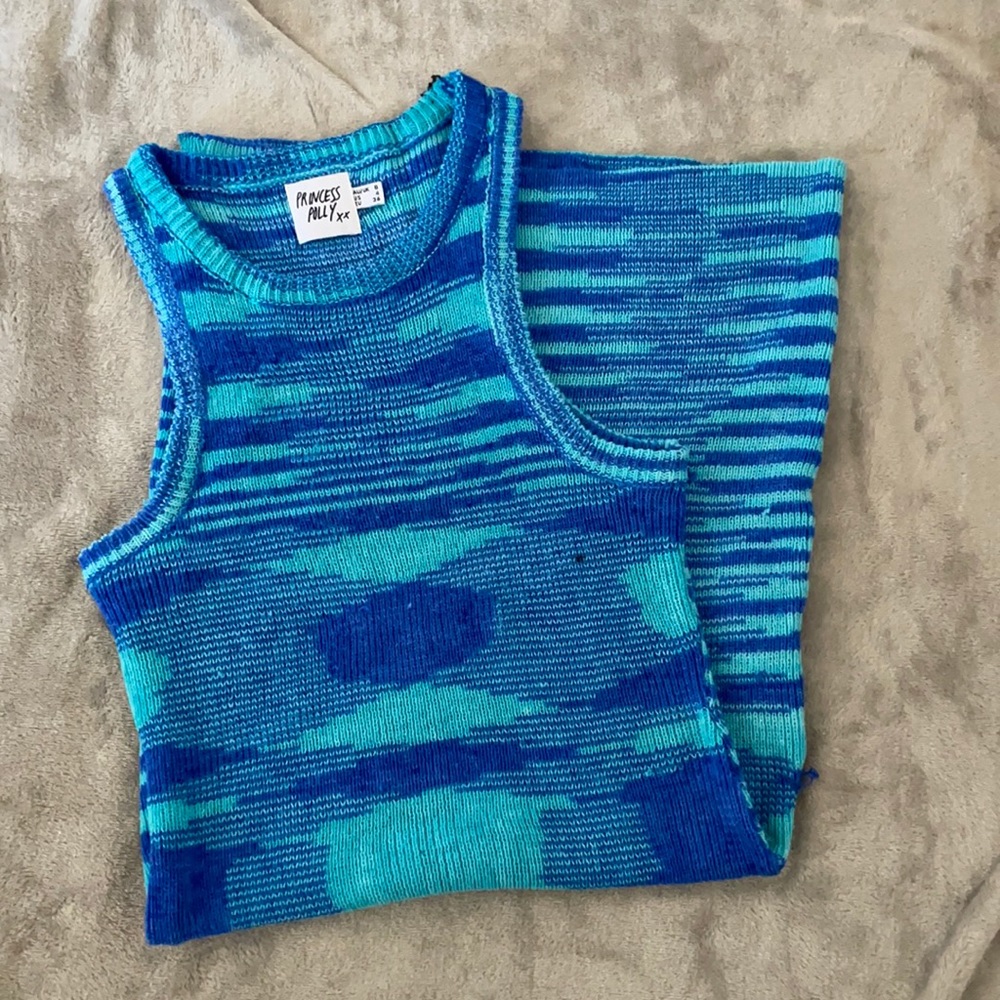 Elish Mini Dress Blue